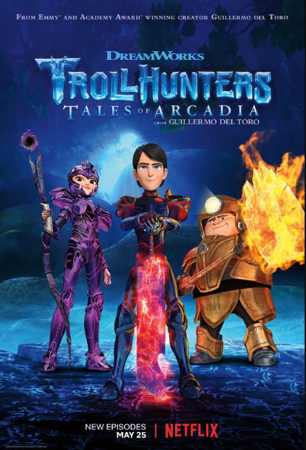 personnages de chasseur de trolls/trolls hunter
